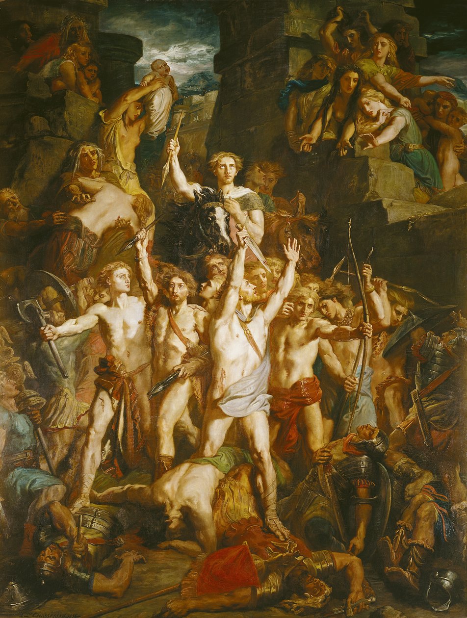 Obrana Galie, 1855 od Théodore Chassériau