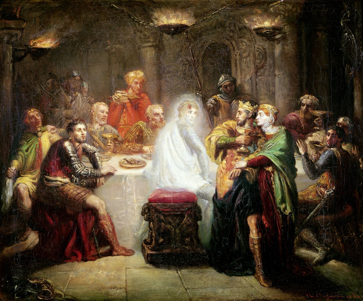 Duch Banquo od Théodore Chassériau