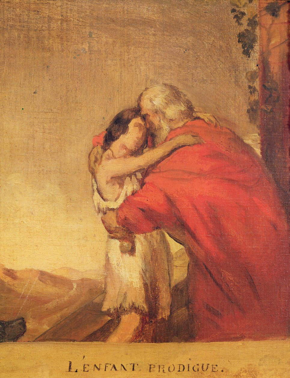Návrat marnotratného syna (přípravná studie) od Théodore Chassériau