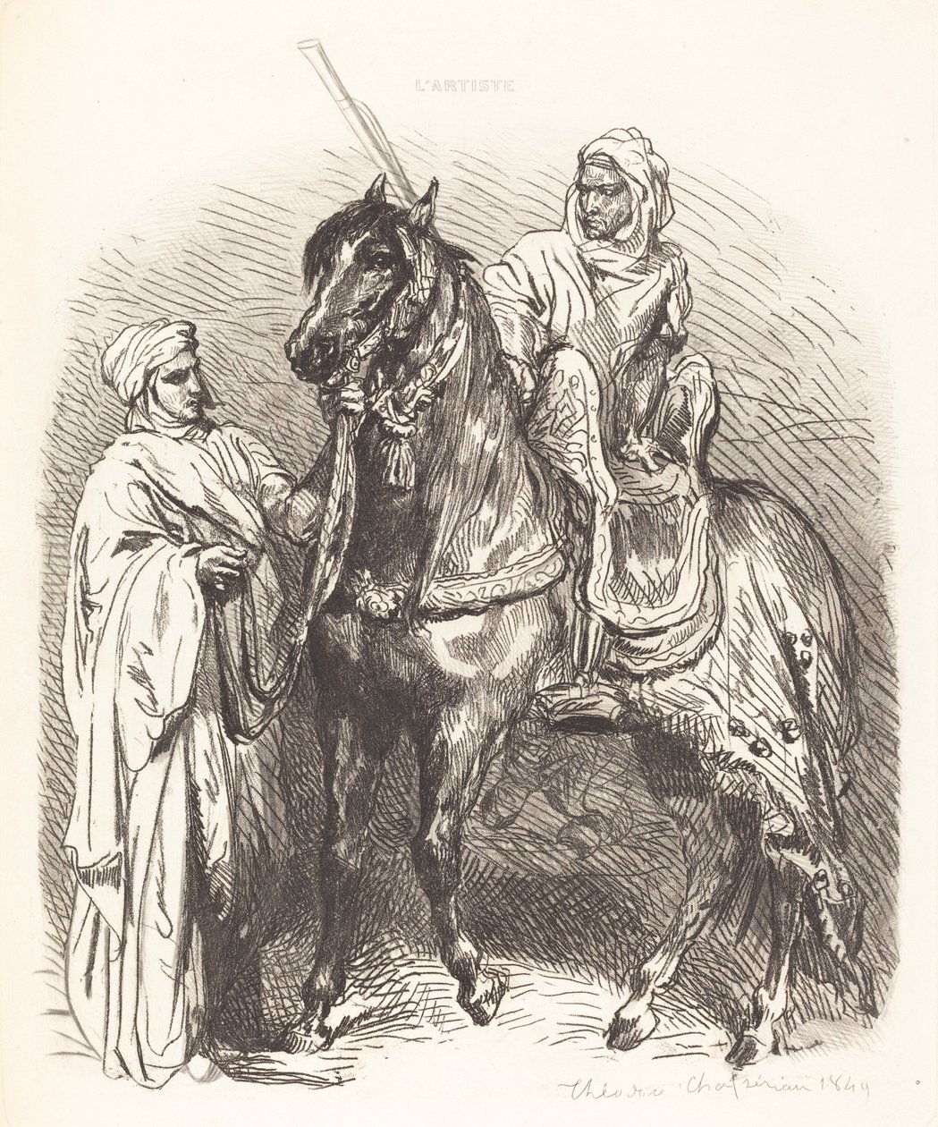 Arabská montáž od Théodore Chassériau
