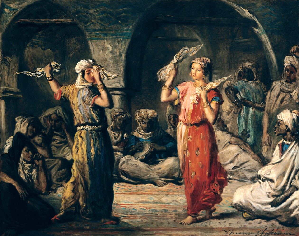 Tanec kapesníků, 1849 od Théodore Chassériau