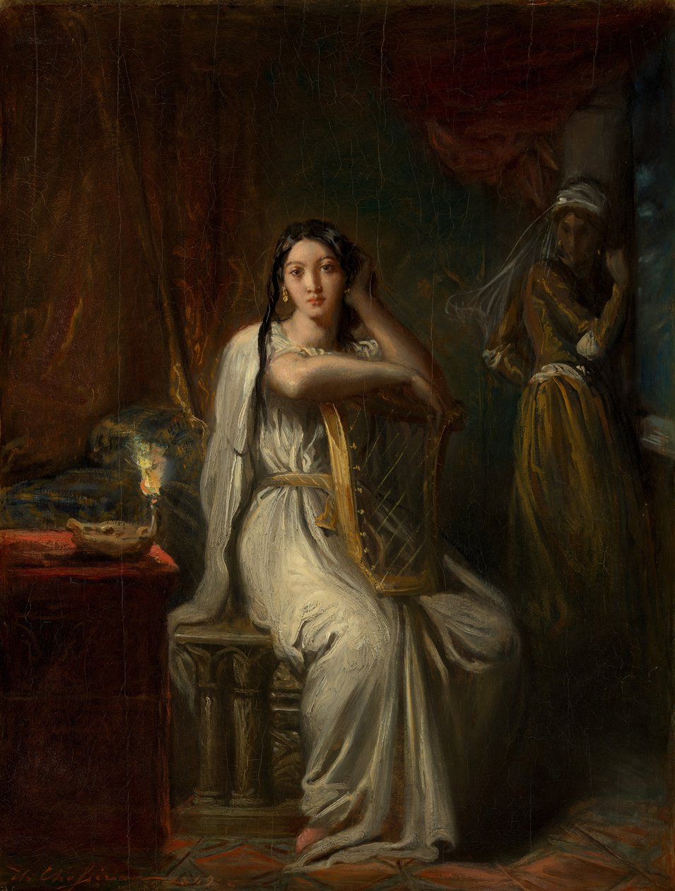 Desdemona Píseň vrby, 1849. od Théodore Chassériau