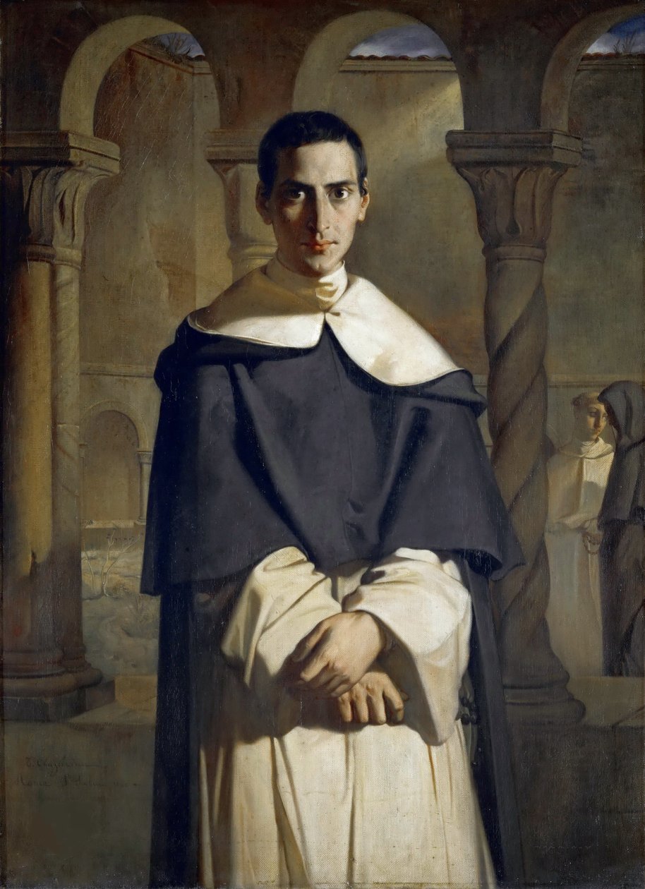 Portrét Henri Dominique Lacordaire, 1840. od Théodore Chassériau