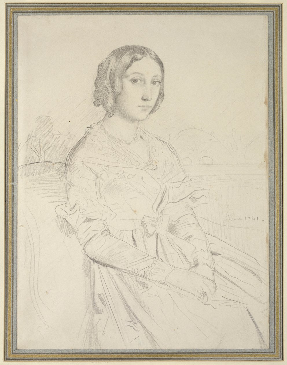 Portrét mladé ženy, 1841 od Théodore Chassériau