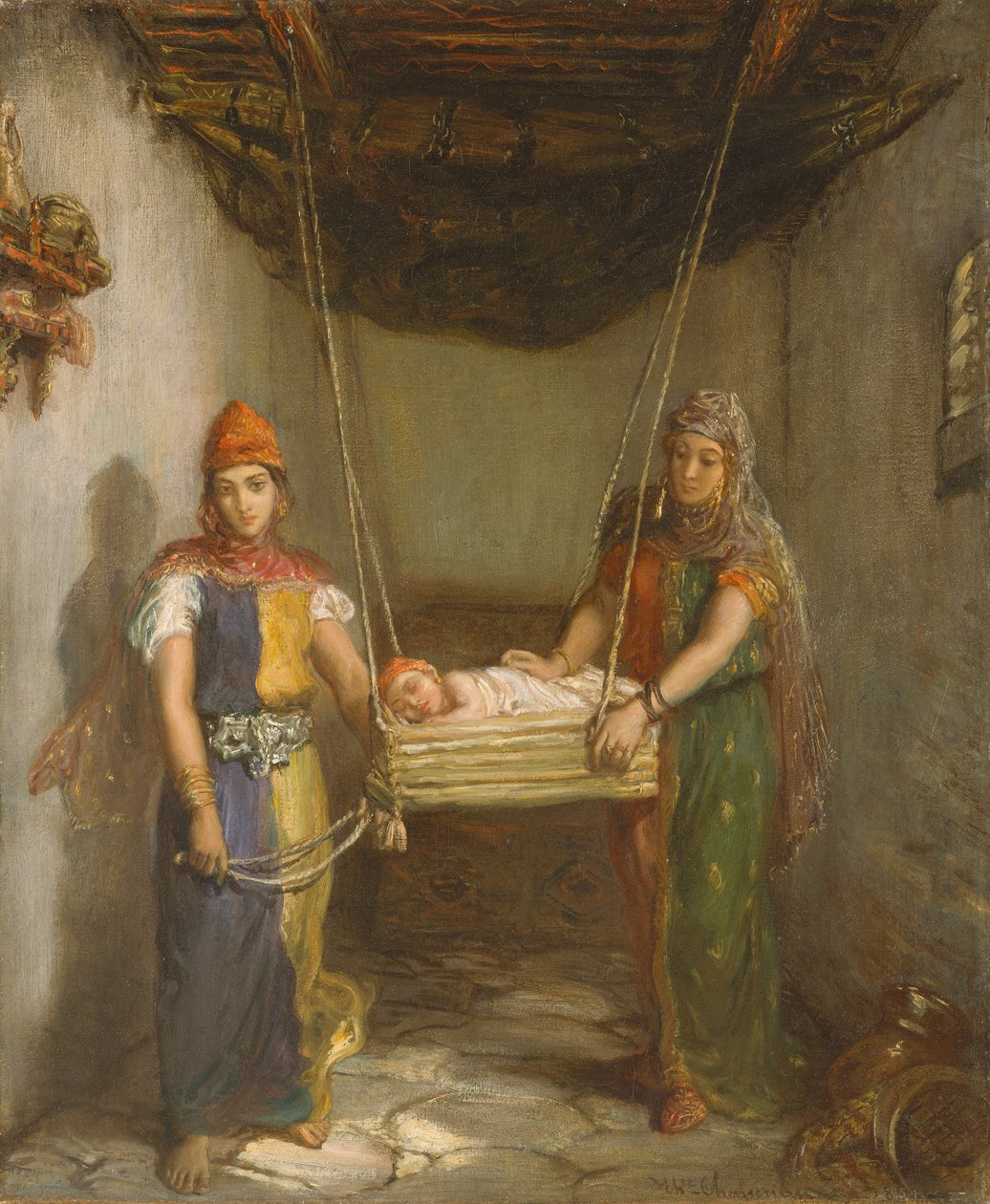 Scéna v židovské čtvrti Constantine, 1851. od Théodore Chassériau