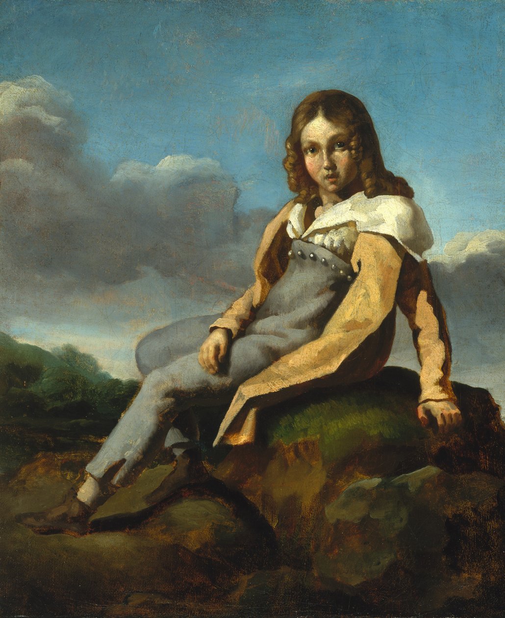 Alfred Dedreux (1810-1860) jako dítě od Theodore Gericault