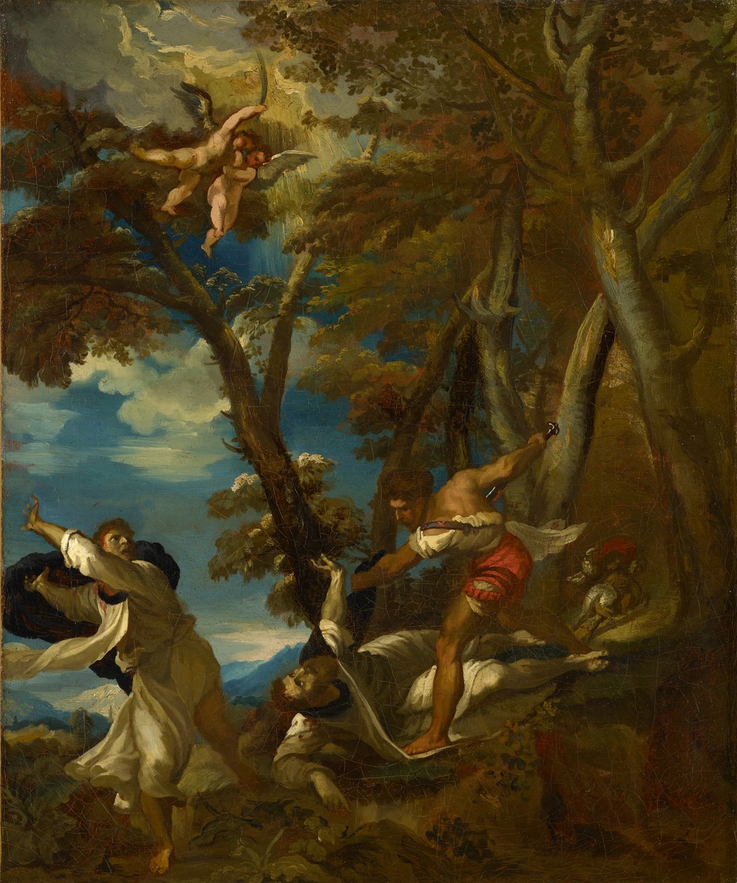 Umučení svatého Petra (podle Tiziana) od Theodore Gericault
