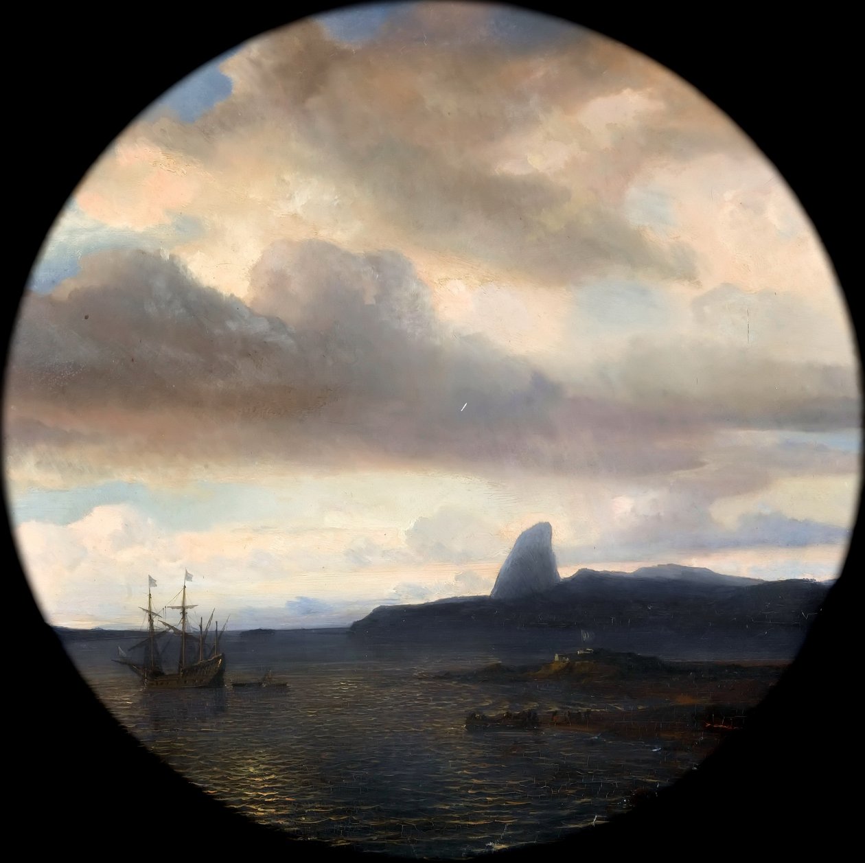 Villegagnon Vplutí do zálivu Rio de Janeiro 10. listopadu 1555 od Jean Antoine Theodore Gudin