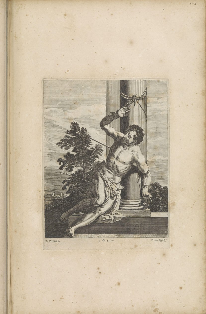 Umučení svatého Šebestiána od Théodorus van Kessel
