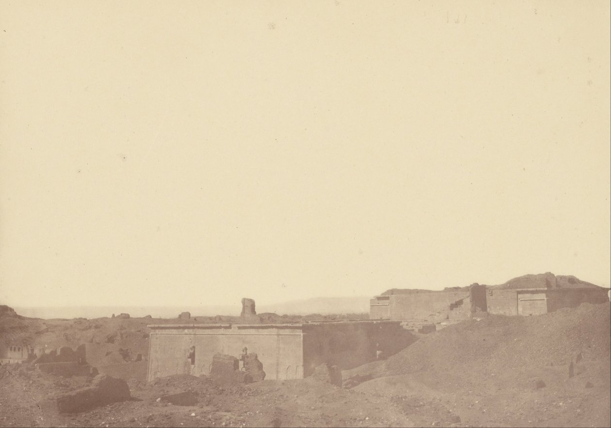 (Přehled chrámu Edfu) od Théodule Devéria