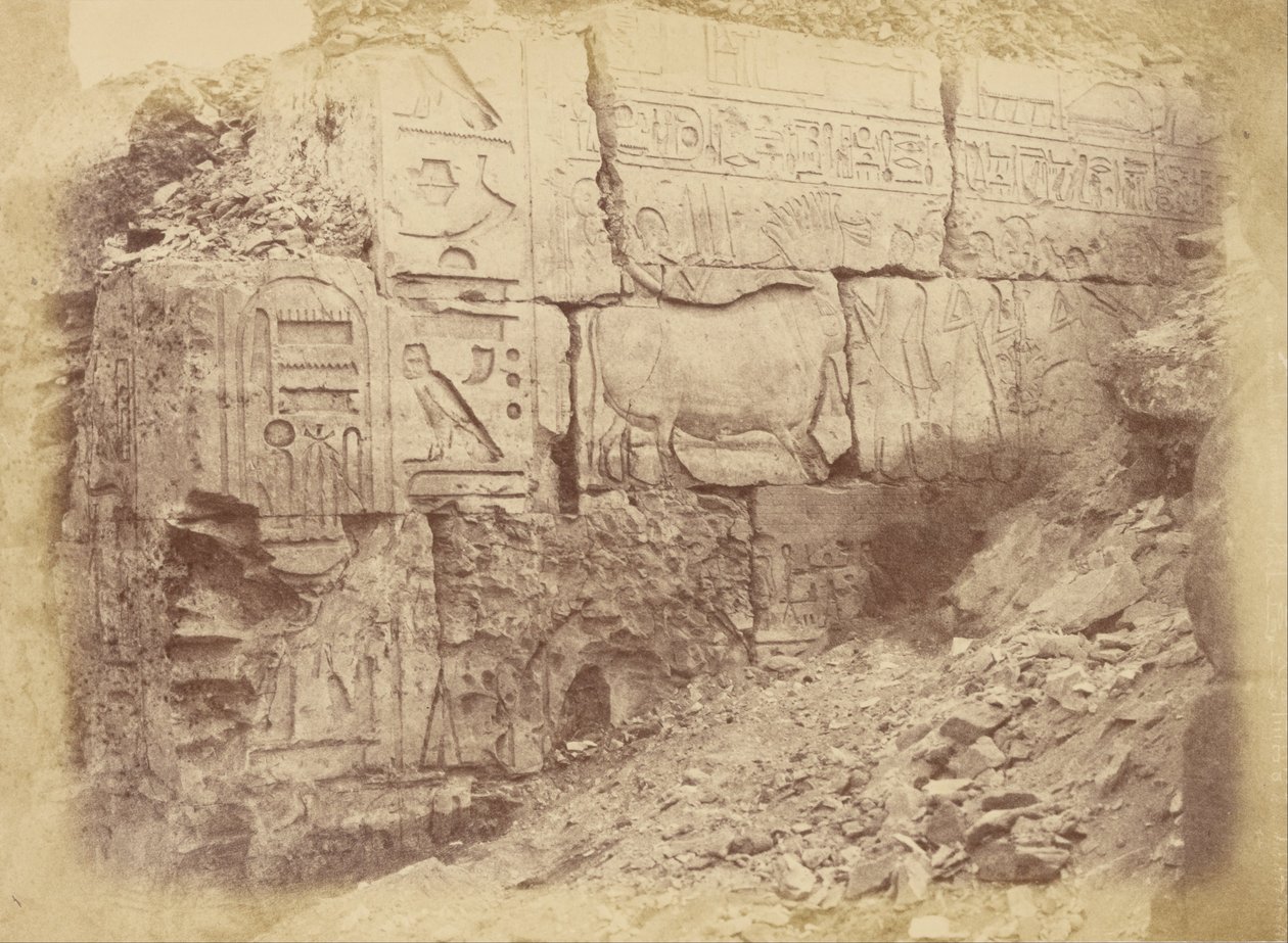 Hieroglyfické nápisy od Théodule Devéria