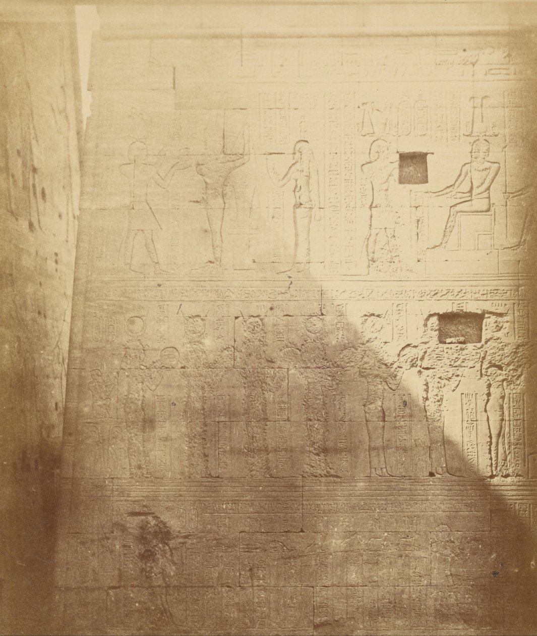 Nápisy chrámu Isis ve Philae od Théodule Devéria