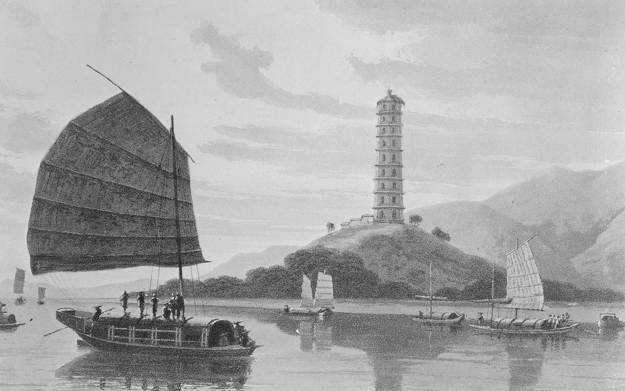 Pagoda Whampoa, 1810 od Thomas und William Daniell