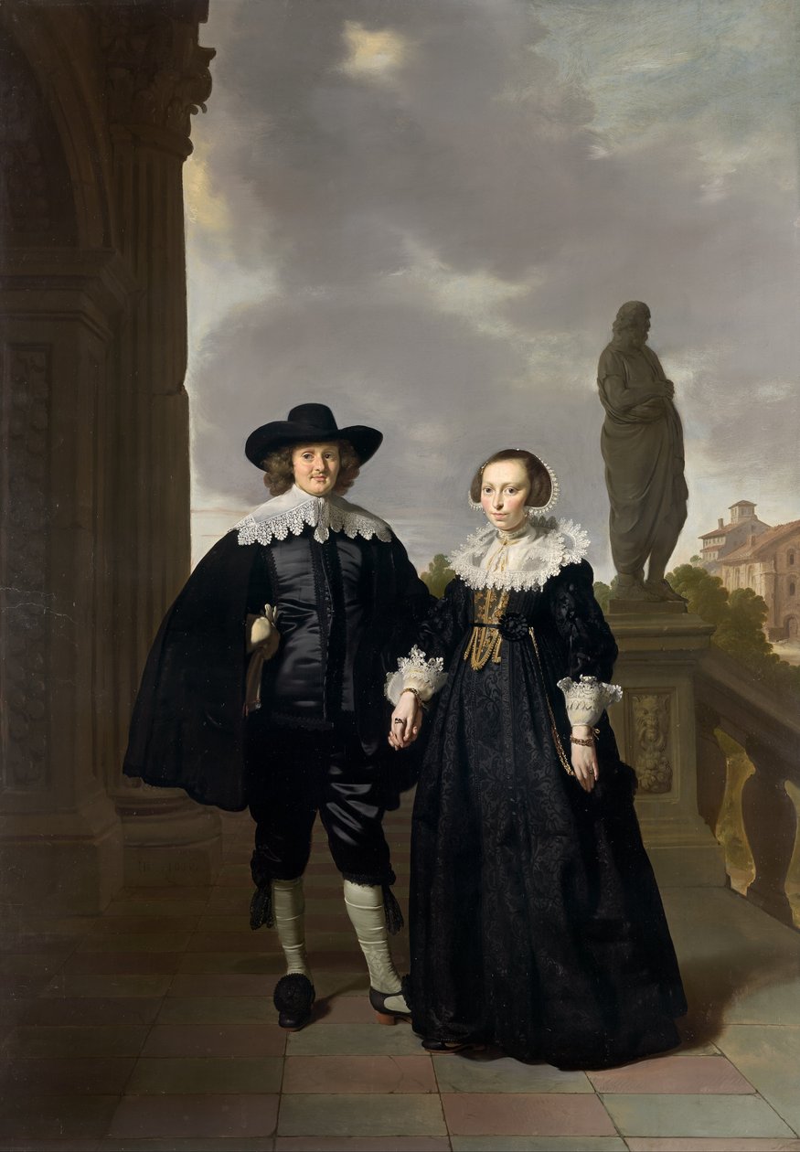 Frederick van Velthuysen a jeho manželka Josina od Thomas de Keyser