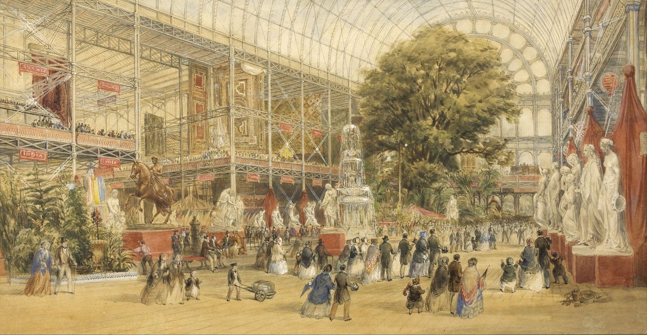 Královna Viktorie zahájila v roce 1851 univerzální výstavu v Crystal Palace v Londýně od Thomas Abel Prior