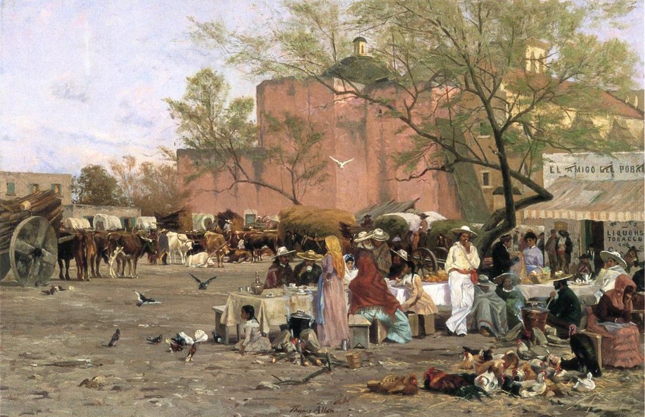 Market Plaza, 1879 od Thomas Allen