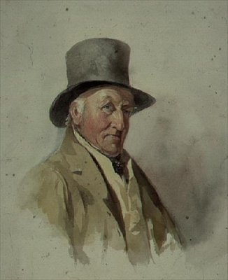 Thomas Worley, soudní vykonavatel v Ashurst, ve věku 83 let od Thomas Allom