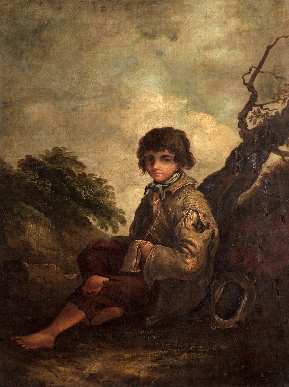 Mladý zpěvák balady od Thomas Barker of Bath