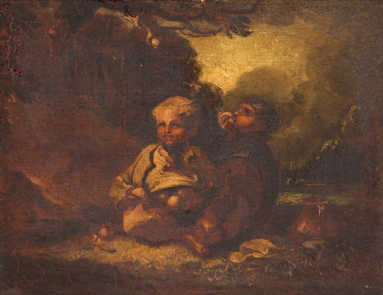 Chlapci kradou jablka od Thomas Barker of Bath