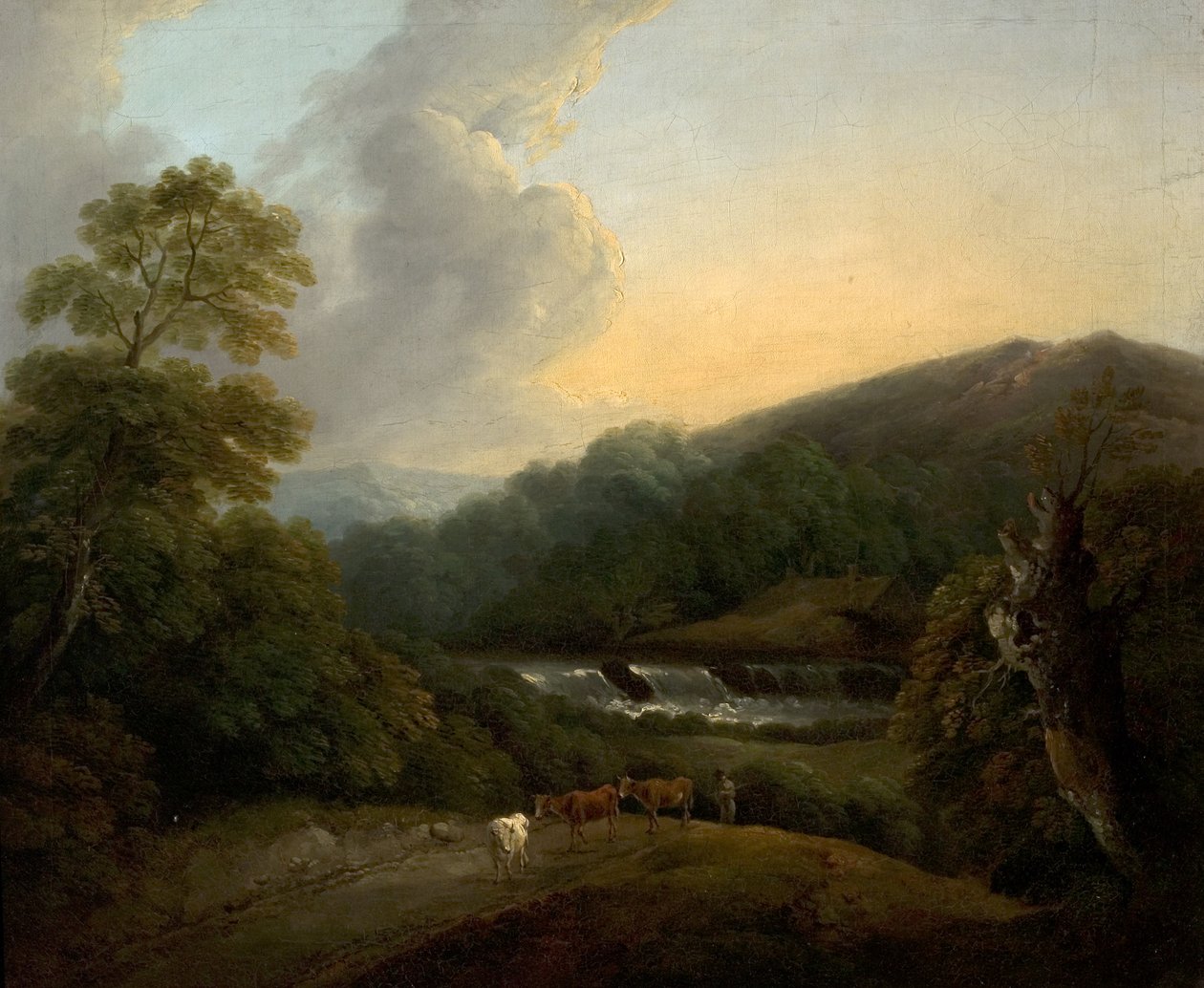 Horská krajina od Thomas Barker of Bath