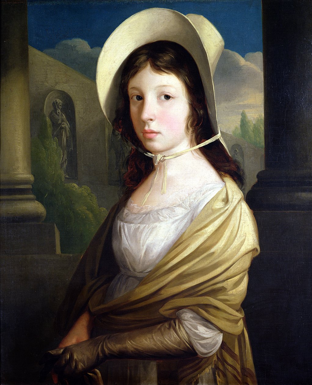 Priscilla Jones, asi 1802 od Thomas Barker of Bath