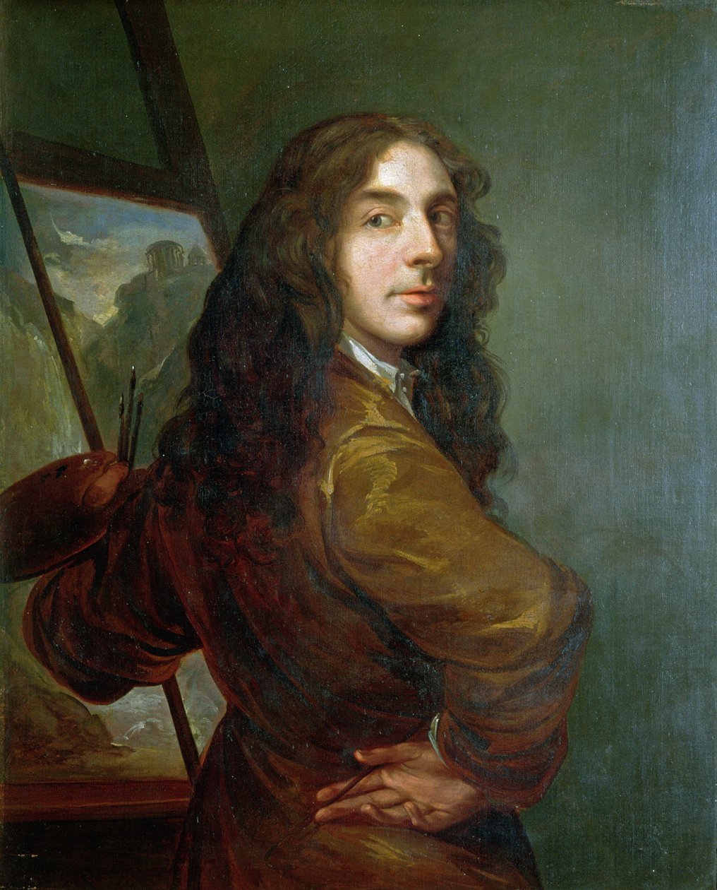 Autoportrét, kolem roku 1794 od Thomas Barker of Bath