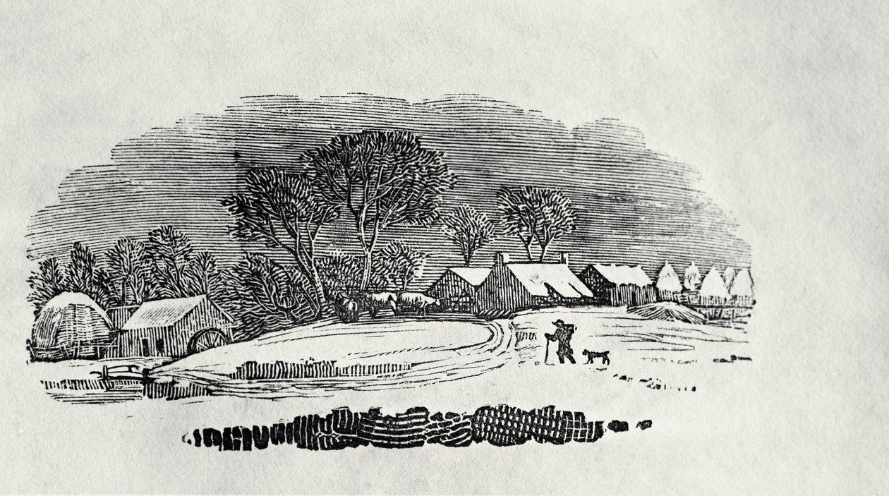 Koncovka, konec 18. nebo začátek 19. století (dřevoryt) od Thomas Bewick