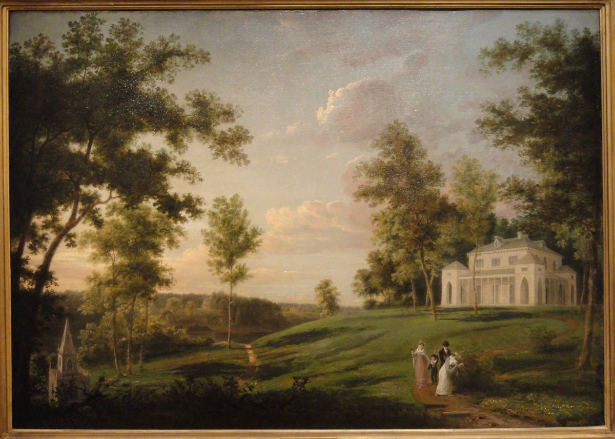 Jihovýchodní pohled na Sedgley Park od Thomas Birch