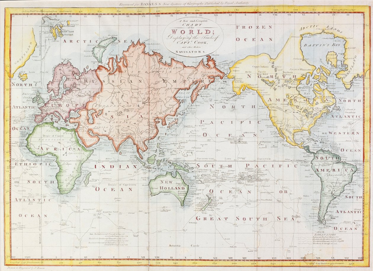 Mapa od Thomas Bowen