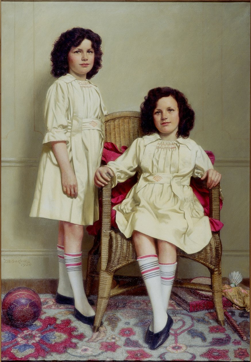 Dvojčata (Winifred a Leonora Reid), 1920 od Thomas Bowman Garvie
