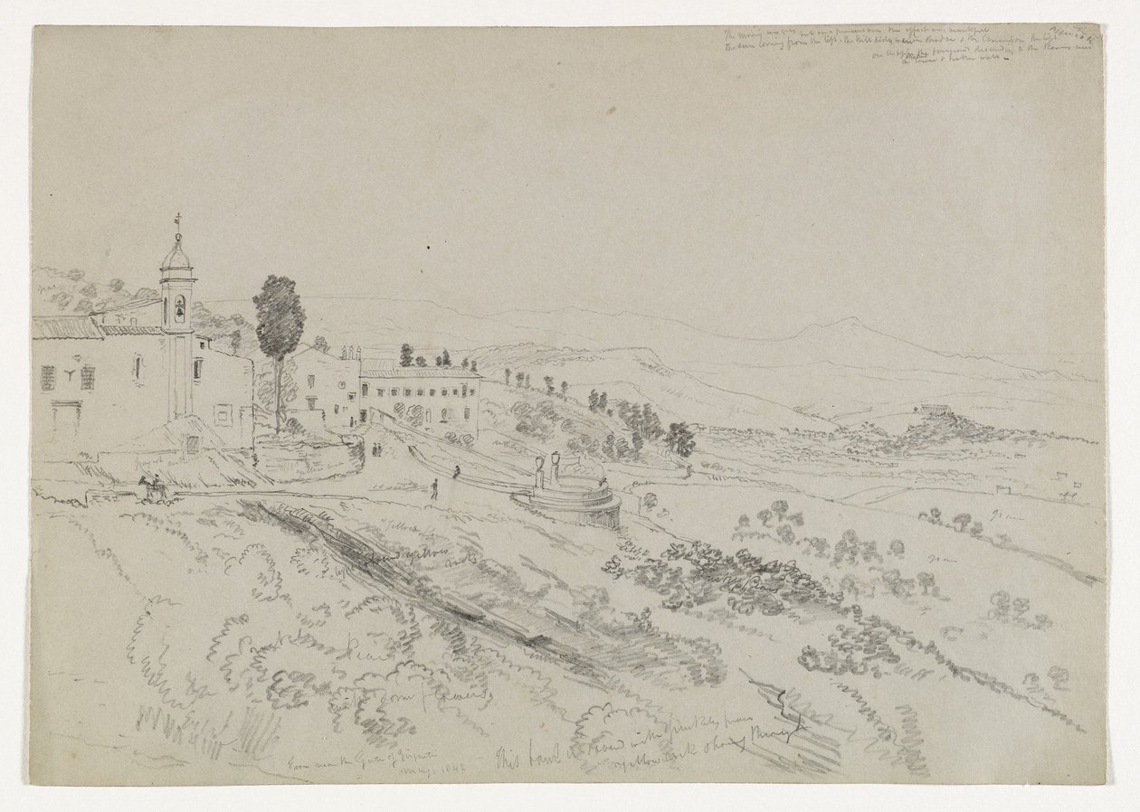 Od brány Girgenti, Sicílie, 1842 od Thomas Cole