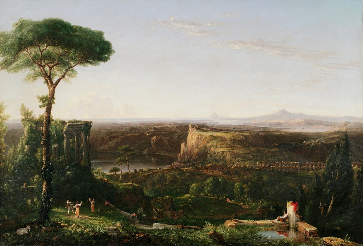 Italská scénická kompozice, 1833 od Thomas Cole