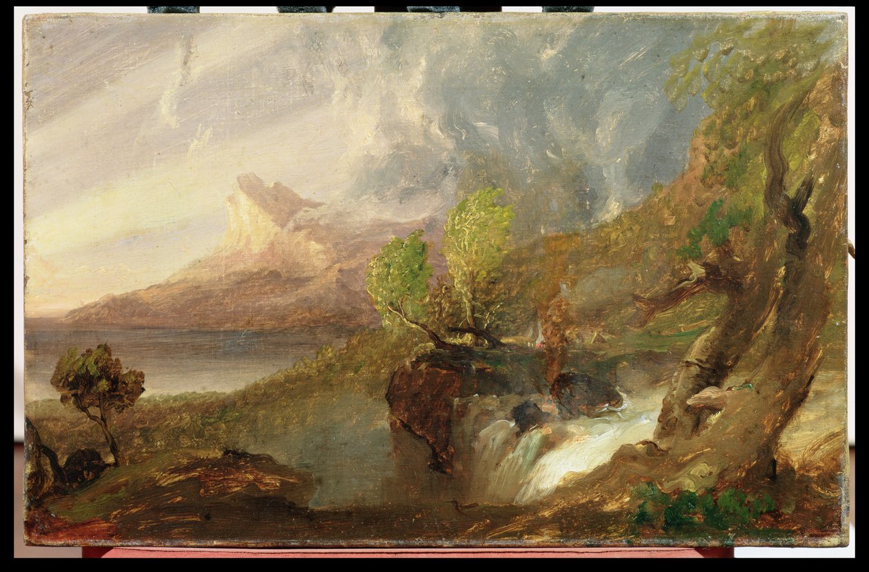 Studie pro divokou scénu, 1831 od Thomas Cole