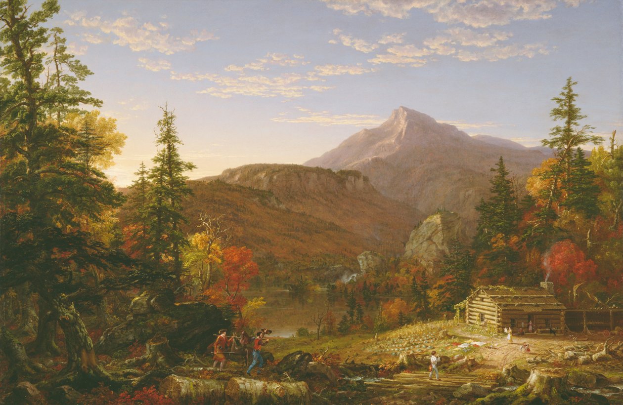 Lovcův návrat od Thomas Cole