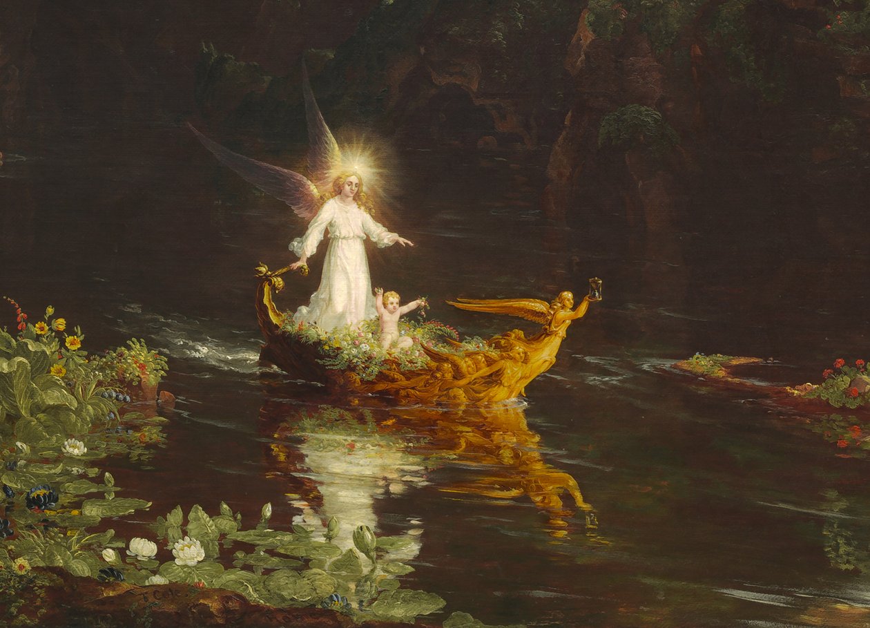 The Voyage of Life: Childhood (detail) 1842 od Thomas Cole