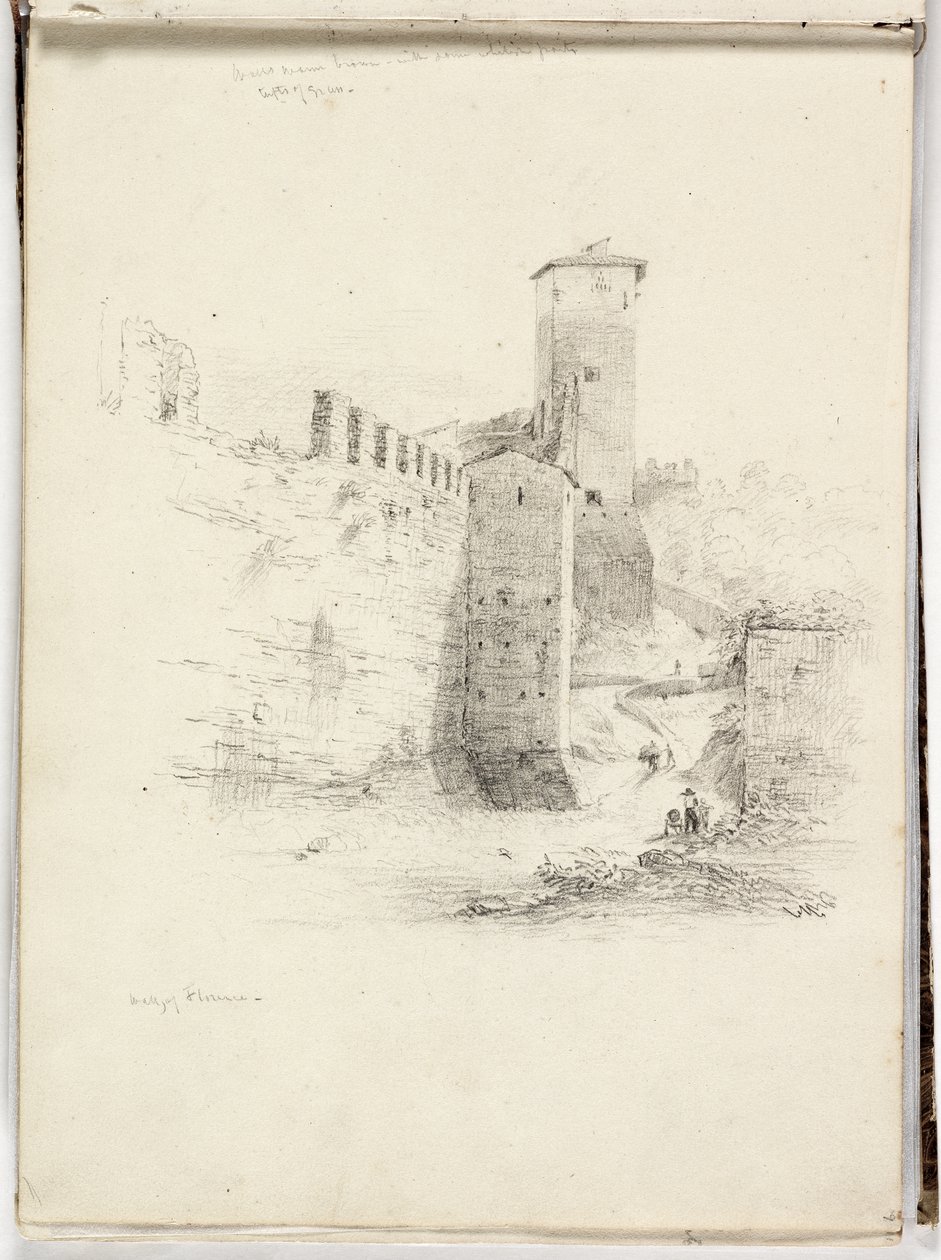 Florentská zeď, 1831 od Thomas Cole