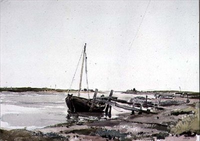 Na řece Blyth, Suffolk od Thomas Collier