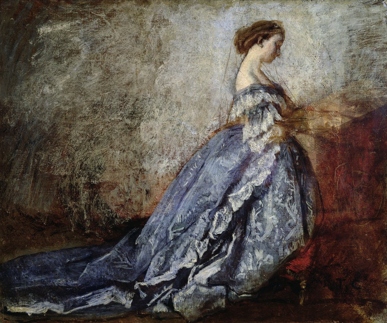 Portrét francouzské císařovny Eugenie (1826-1920) od Thomas Couture