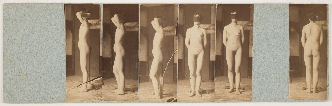 Lillie (albumové tisky ze suchých kolódiových negativů) od Thomas Eakins