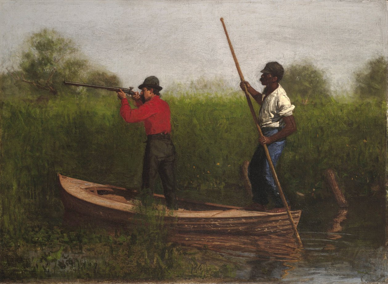Střelba na železnici v Delaware, 1876 od Thomas Eakins