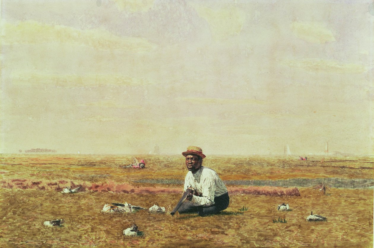 Pískání pro Plovera, 1874 (wc na papíře) od Thomas Eakins