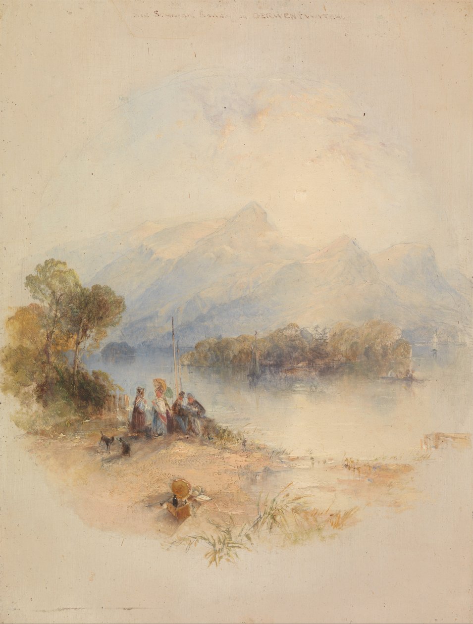 The Summer Bower, Derwent Water od Thomas Creswick
