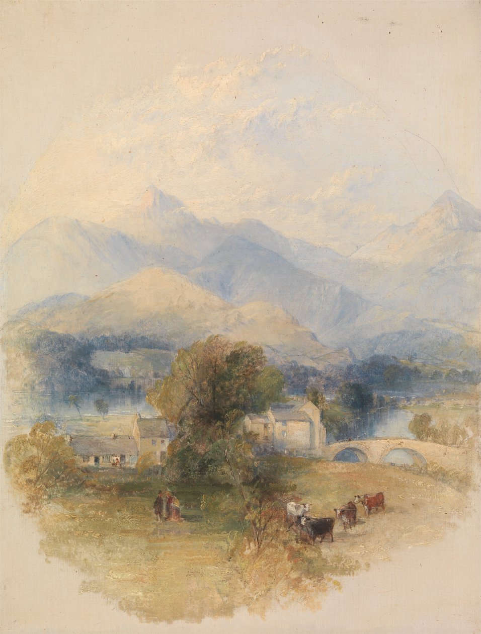 Pohled z pana Southeys House, Keswick od Thomas Creswick