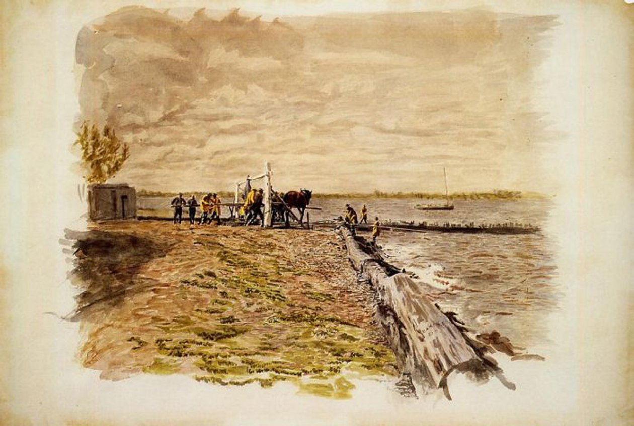 Kreslení Seiny od Thomas Eakins