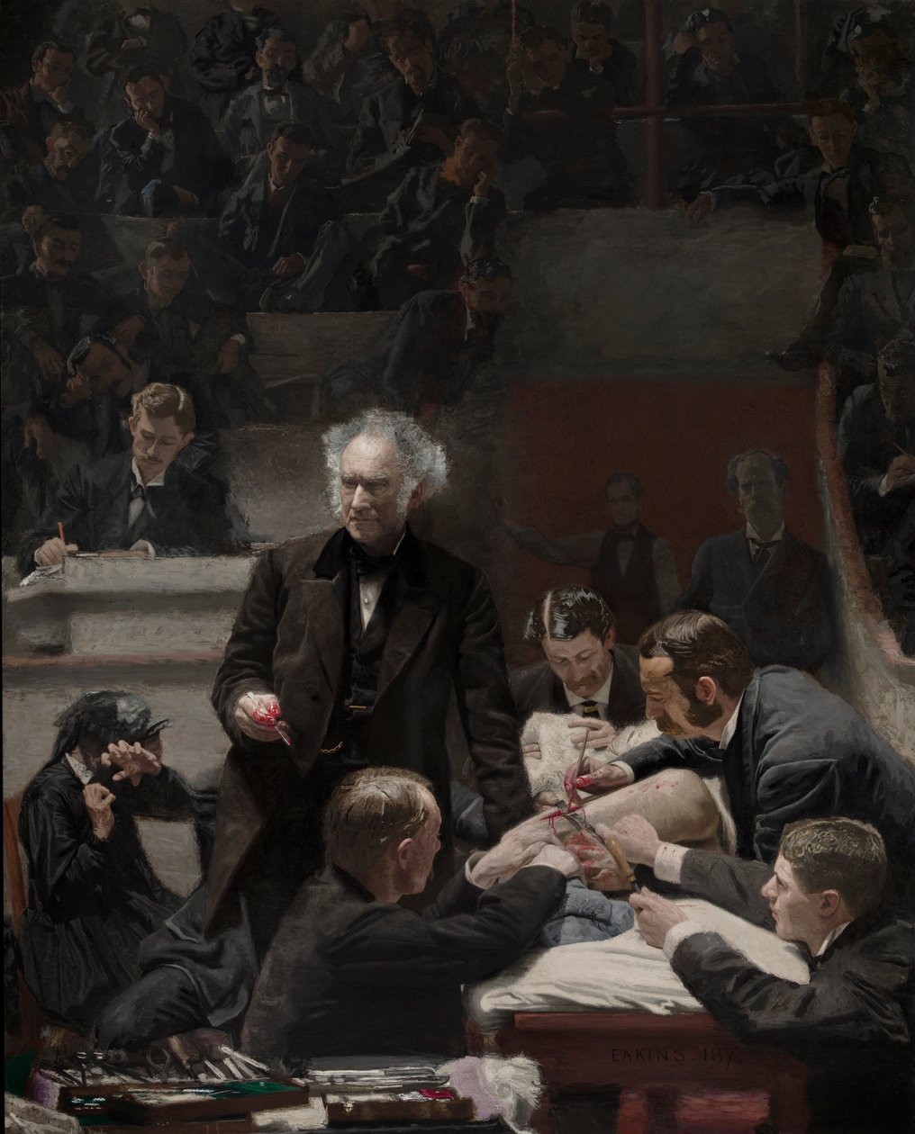 Portrét Dr. Samuela D. Grosse (The Gross Clinic) od Thomas Eakins