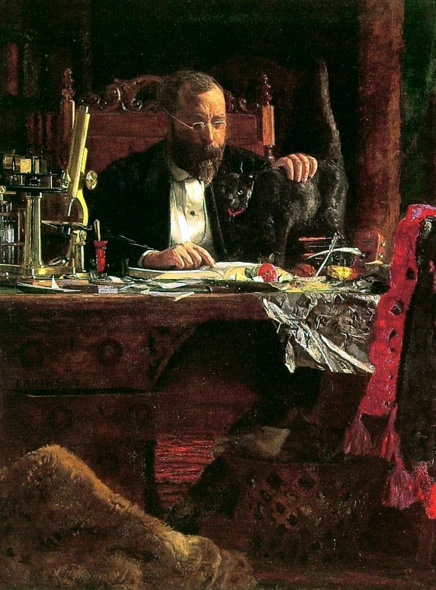 Portrét profesora Benjamina H. Rand od Thomas Eakins