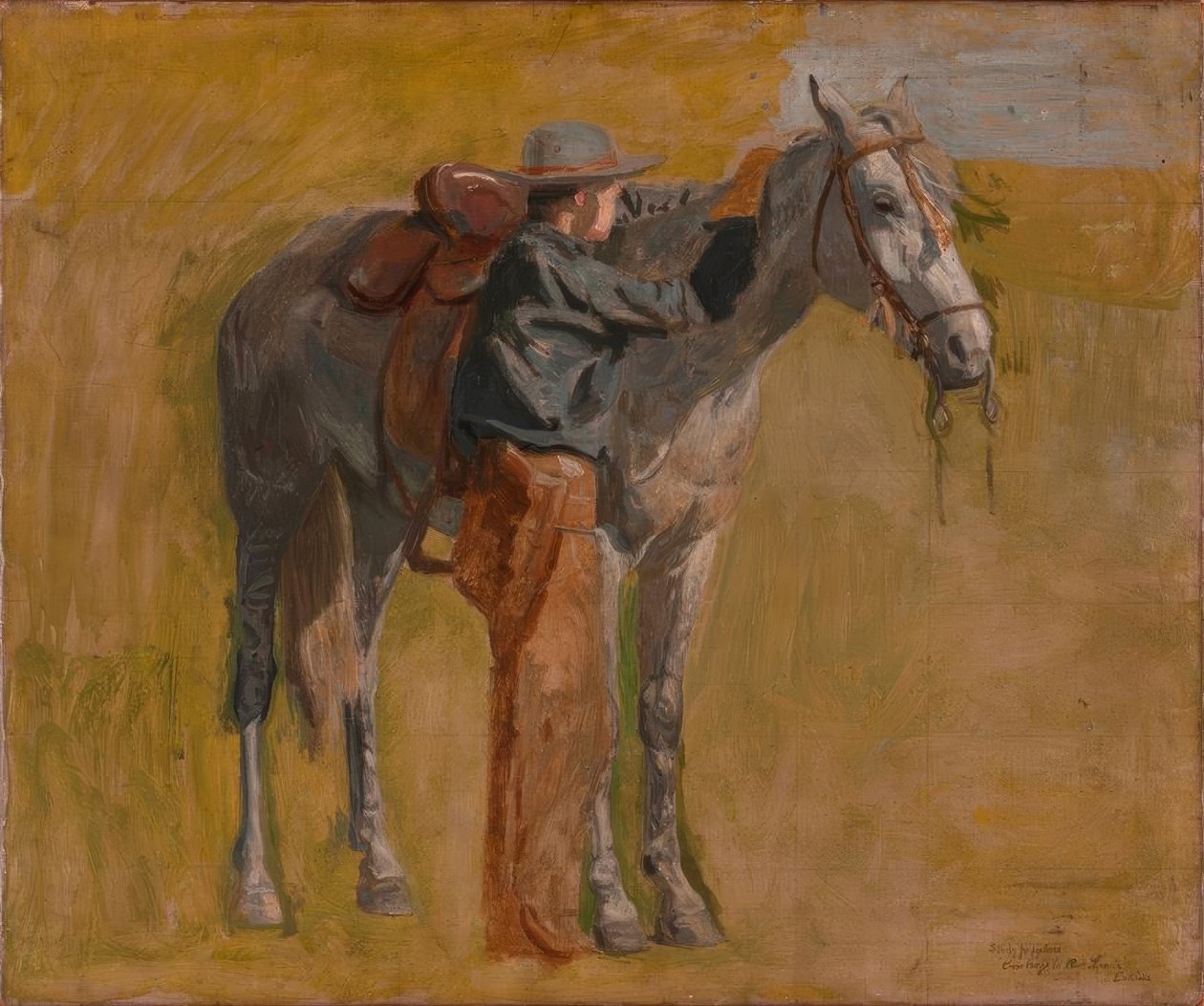 Th. Eakins, kovboj (studie) od Thomas Eakins