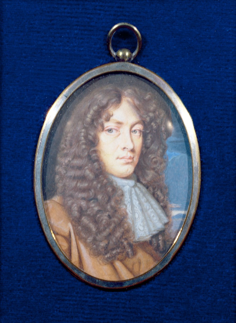 Portrét muže (tempera) od Thomas Flatman