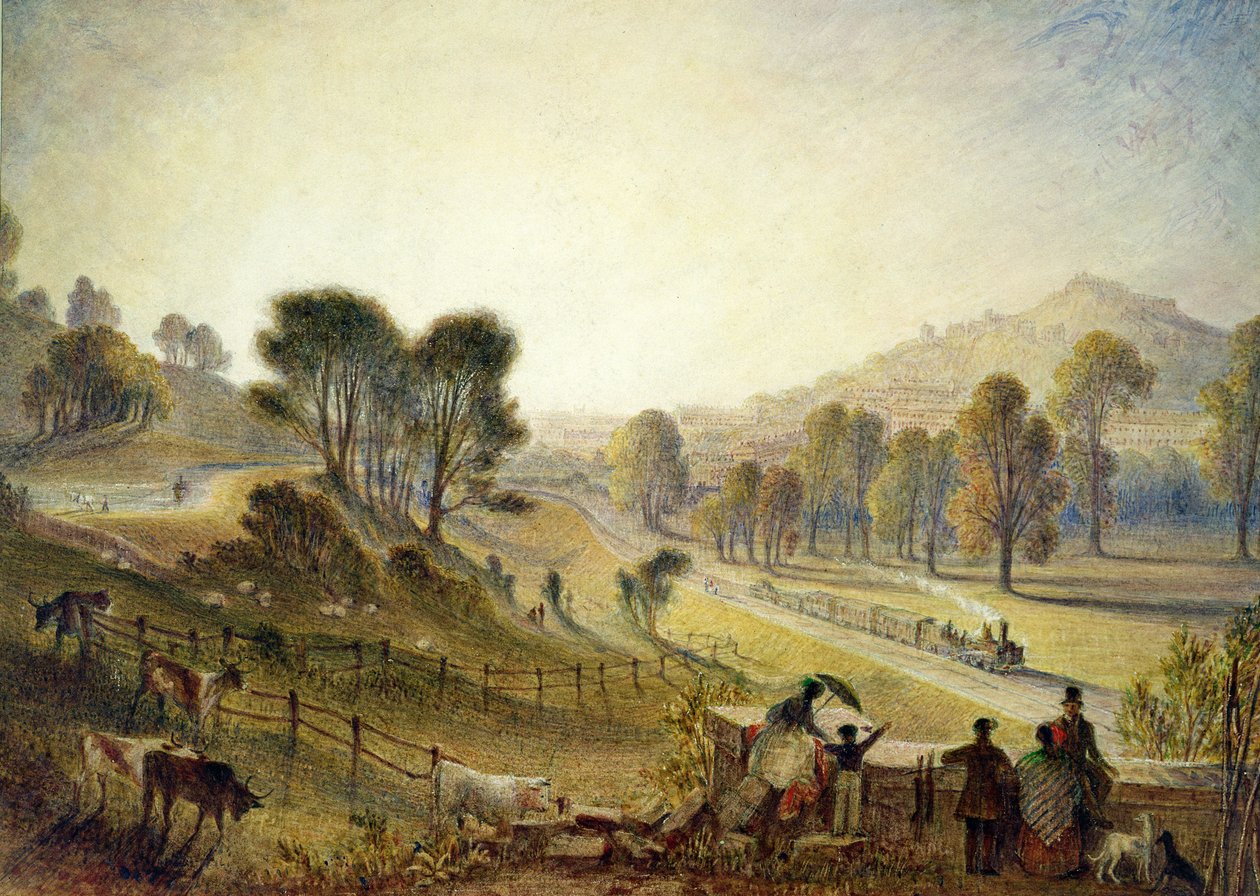 Bath z Bathamptonu, 1840-45 od Thomas Francis Dicksee