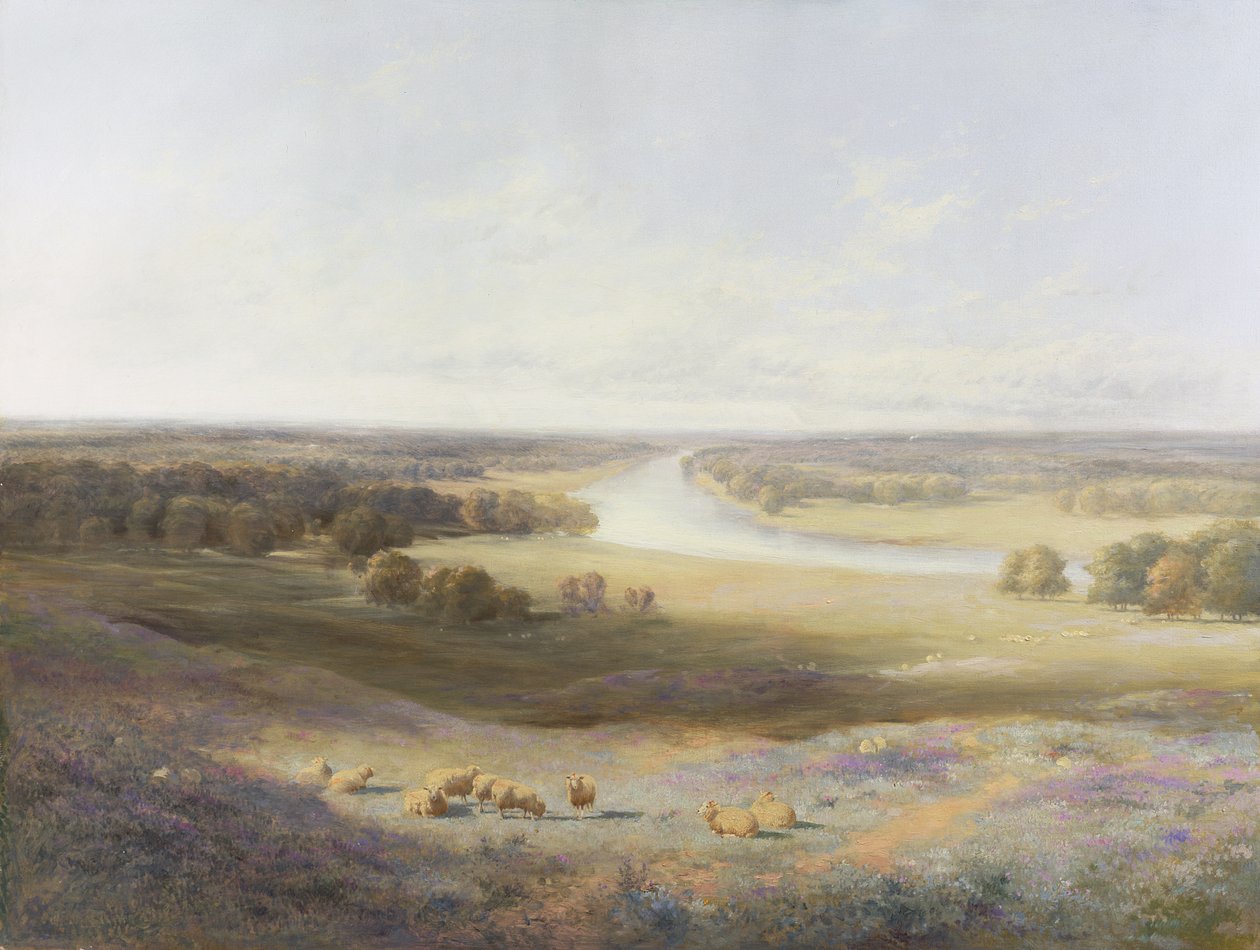 Pohled na Richmond od Thomas Francis Wainewright